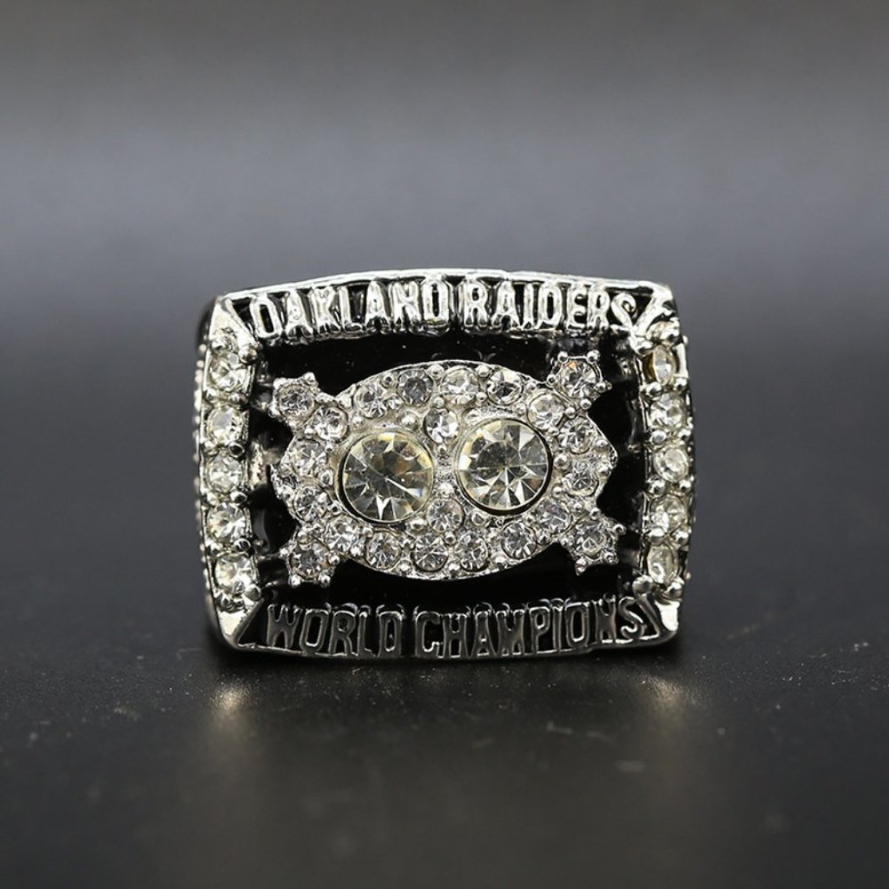 Oakland Raiders Championship Ring‎ Fan Edition Super Bowl Ring 1980 Plunkett